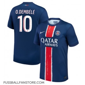 Paris Saint-Germain Ousmane Dembele #10 Replik Heimtrikot 2024-25 Kurzarm